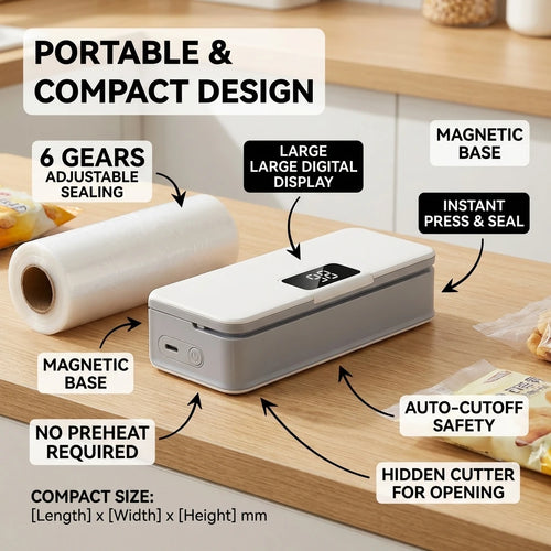 VELYVO FreshSeal - Smart Portable Bag Sealer