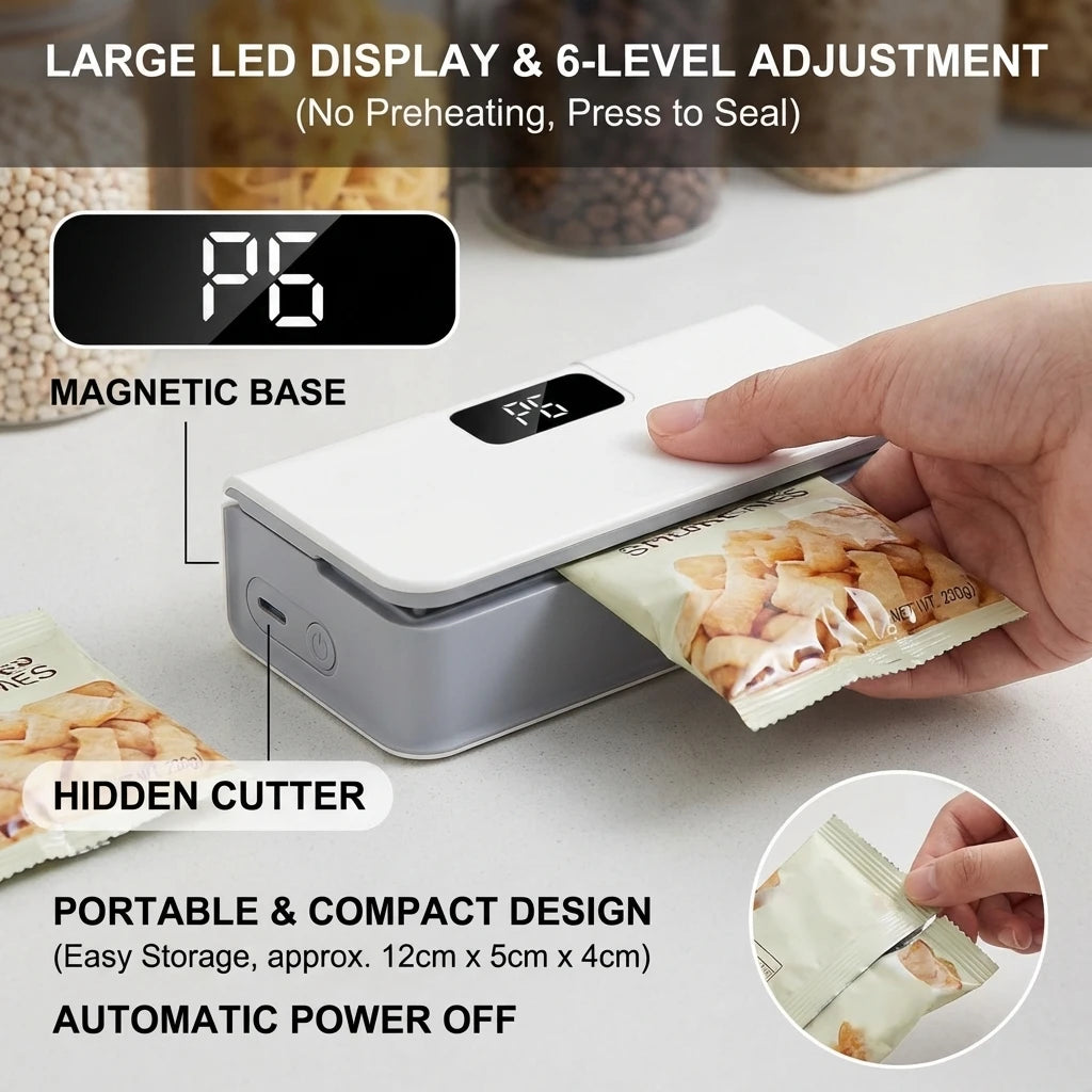 VELYVO FreshSeal - Smart Portable Bag Sealer